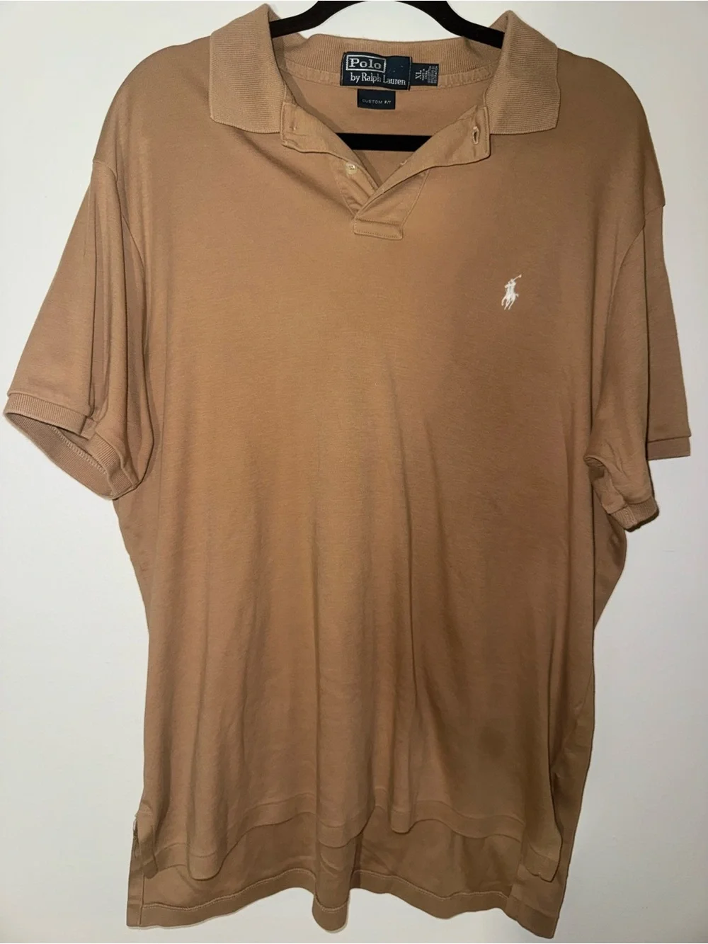 Polo by Ralph Lauren Tan Men’s Short-Sleeve Polo Shirt